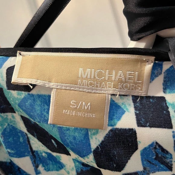 Michael Kors Blue and White Blouse - Picture 3 of 3